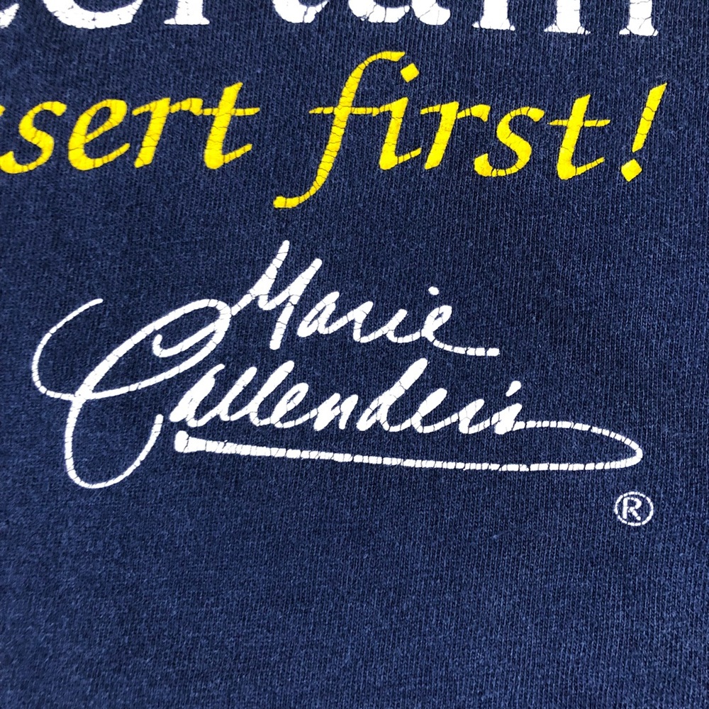Marie Callender’s Life Is Uncertain Eat Desert Tee - Picture 4 of 7
